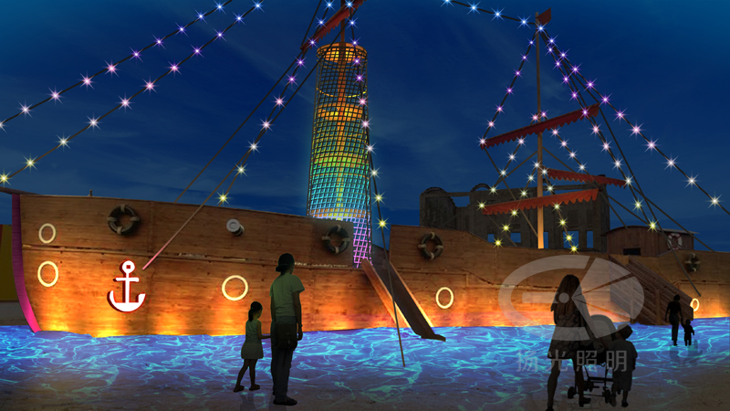 主題樂園景觀照明 主題樂園景觀照明