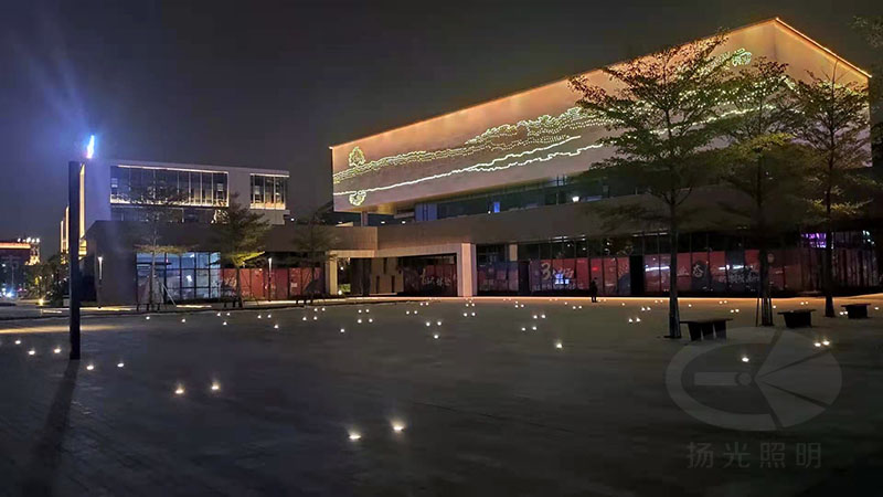 東莞中集智谷產(chǎn)業(yè)園景觀(guān)照明工程夜景圖