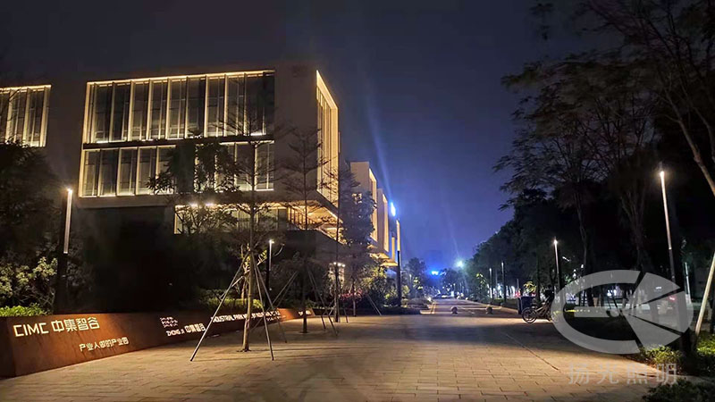 東莞中集智谷產(chǎn)業(yè)園景觀(guān)照明工程夜景圖