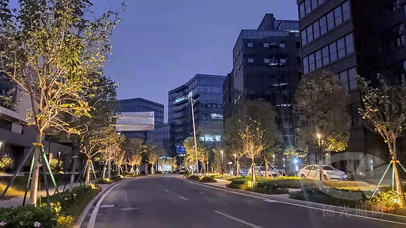 東莞中集智谷產(chǎn)業(yè)園景觀(guān)照明工程夜景圖
