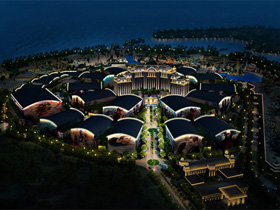 海南?；◢u影視基地戶外照明工程