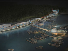 海南?；◢u游艇碼頭泛光照明工程