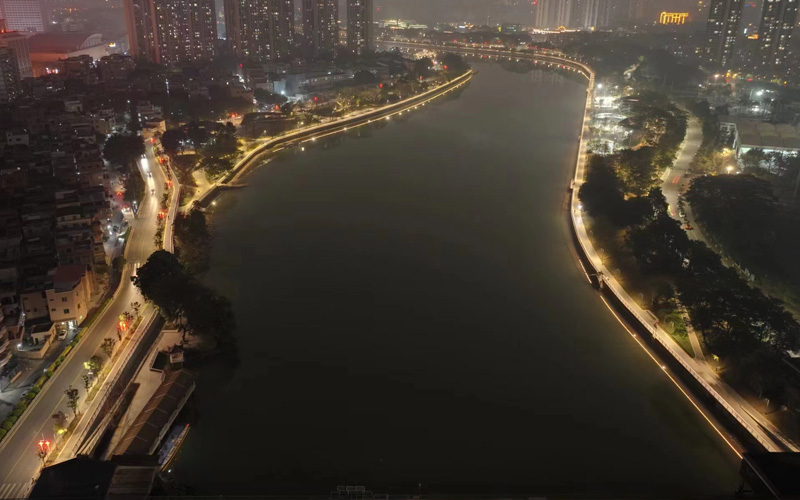 東莞市三江六岸濱水岸線示范段項(xiàng)目二期工程（莞城段）景觀照明工程